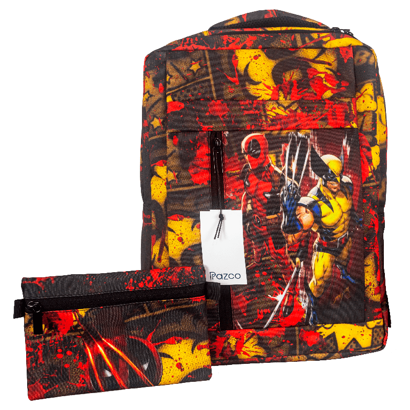 Morral Cartuchera Deadpool vs Wolverine